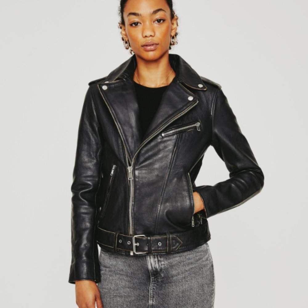 AG Mika Leather Jacket New with tags